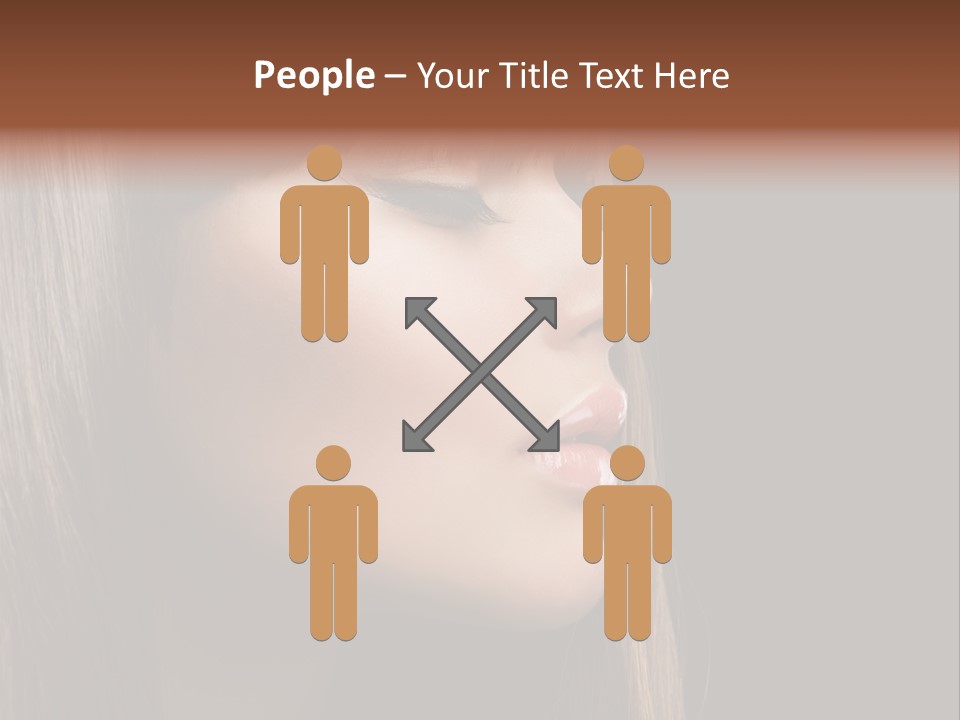 Perfect Lipstick Eyelashes PowerPoint Template