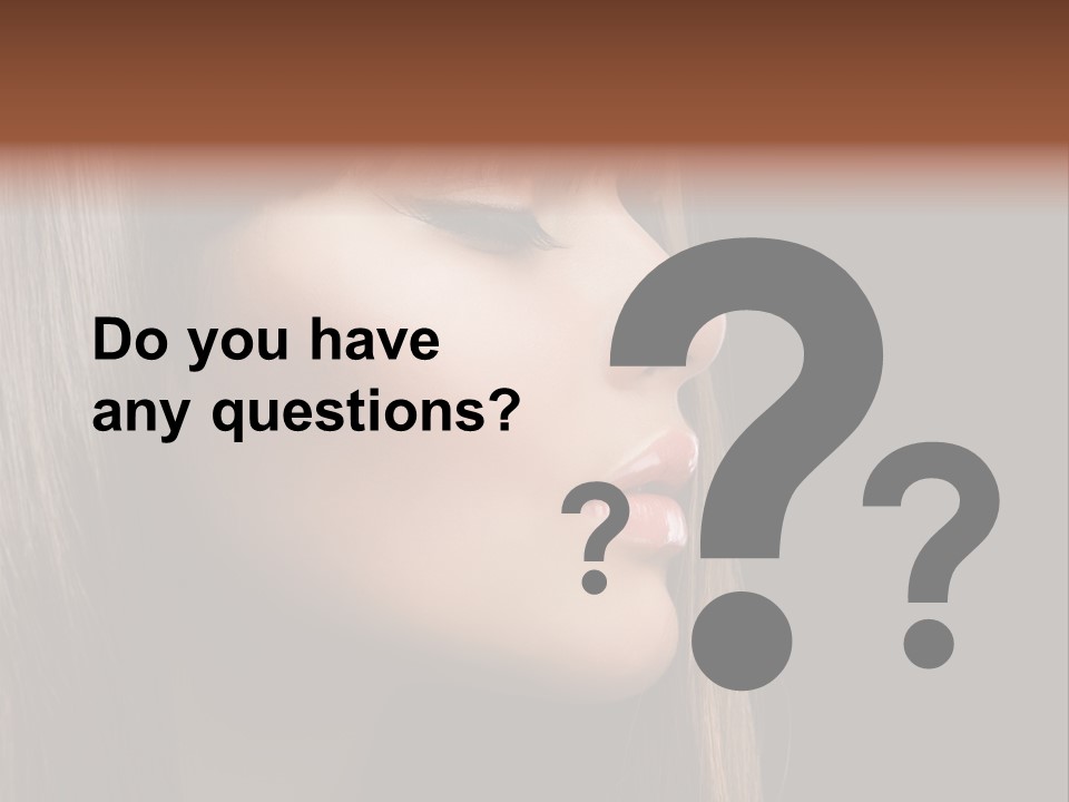 Perfect Lipstick Eyelashes PowerPoint Template