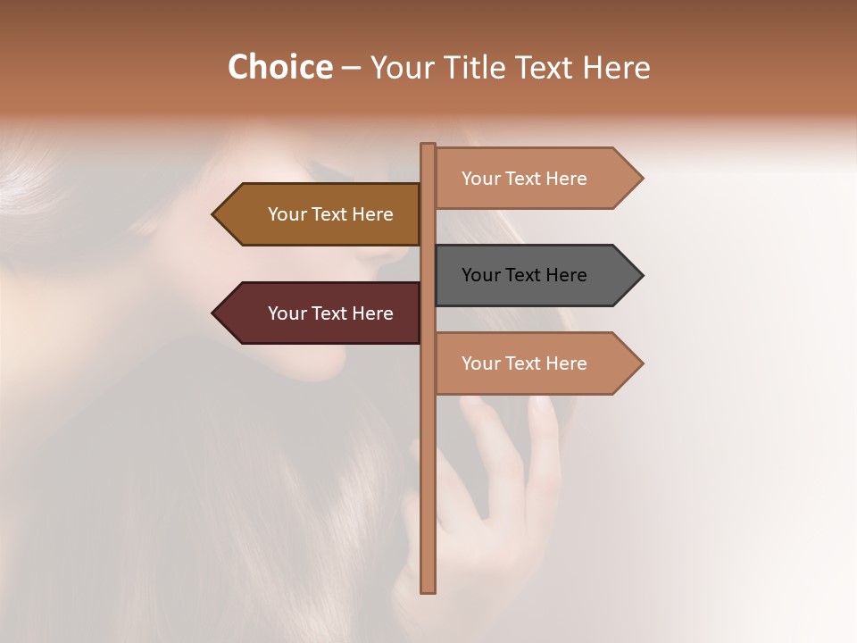 Haircut Fringe Salon PowerPoint Template