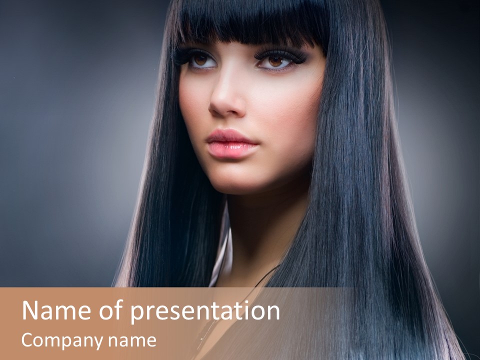 Perfect Make Up Pure PowerPoint Template