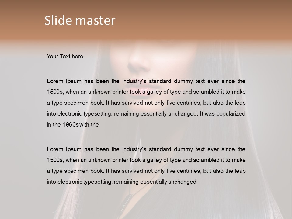 Perfect Make Up Pure PowerPoint Template