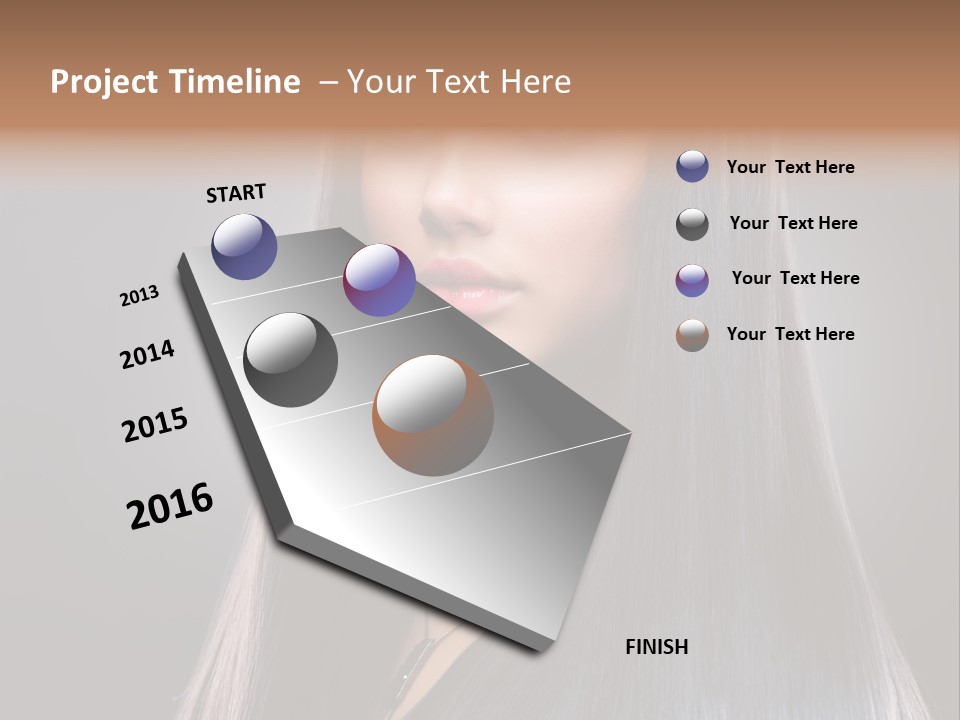Perfect Make Up Pure PowerPoint Template