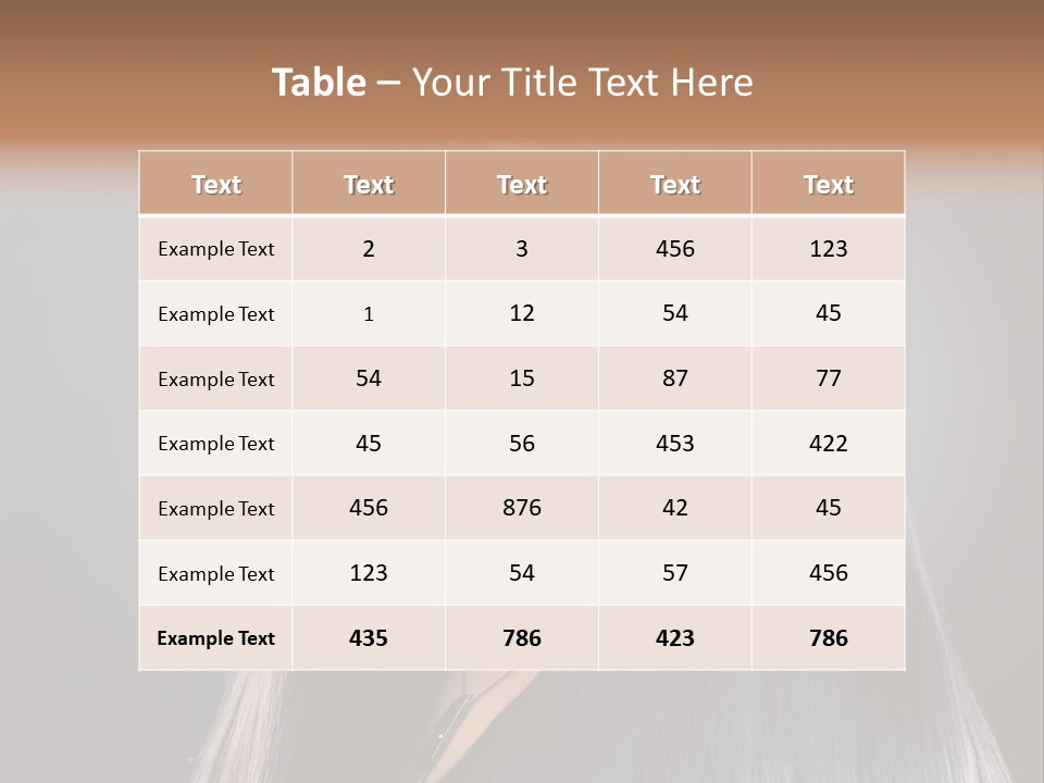 Perfect Make Up Pure PowerPoint Template
