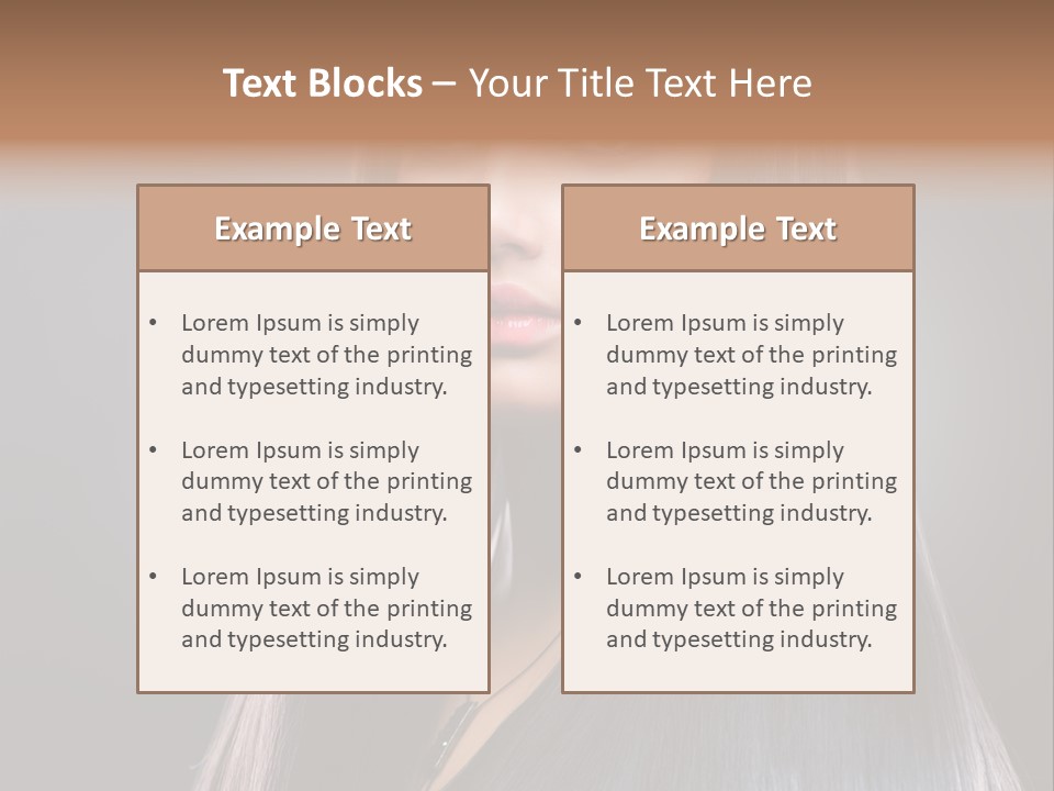 Perfect Make Up Pure PowerPoint Template