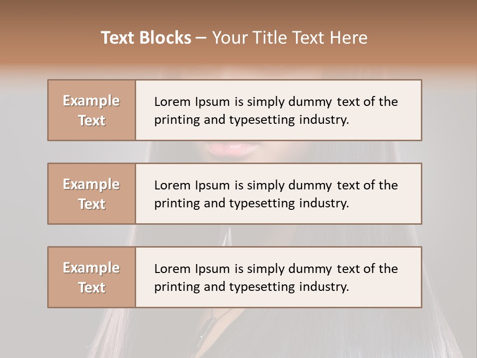 Perfect Make Up Pure PowerPoint Template