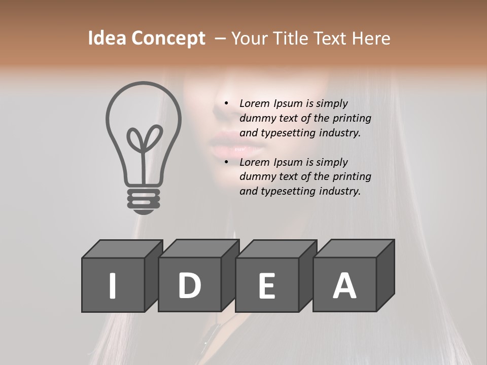 Perfect Make Up Pure PowerPoint Template