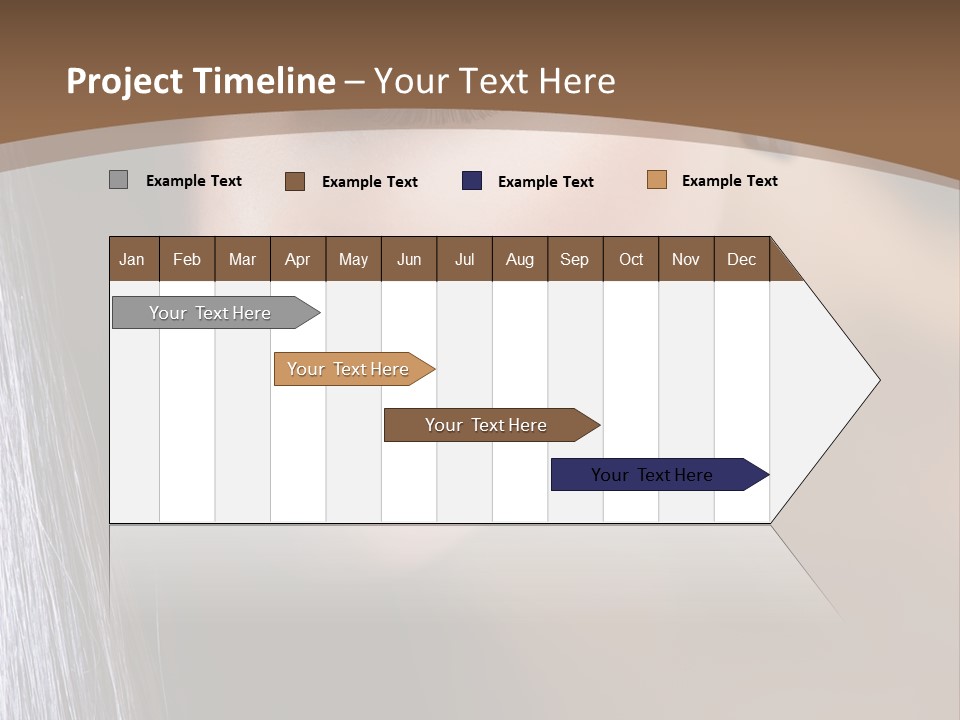 Haircut Sensuality Woman PowerPoint Template