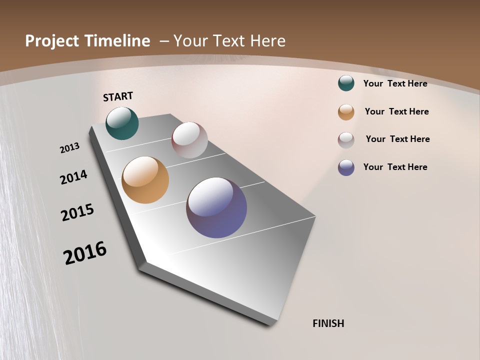 Haircut Sensuality Woman PowerPoint Template