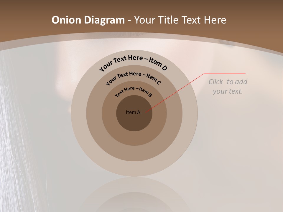 Haircut Sensuality Woman PowerPoint Template