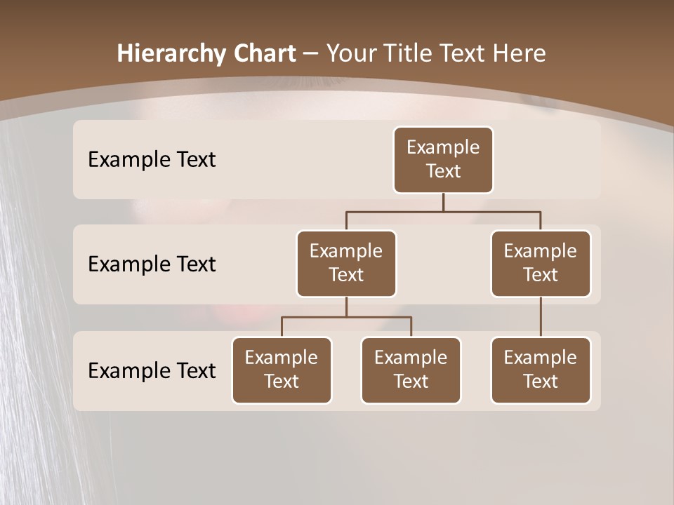 Haircut Sensuality Woman PowerPoint Template