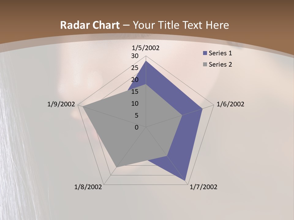 Haircut Sensuality Woman PowerPoint Template