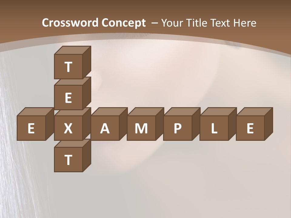 Haircut Sensuality Woman PowerPoint Template