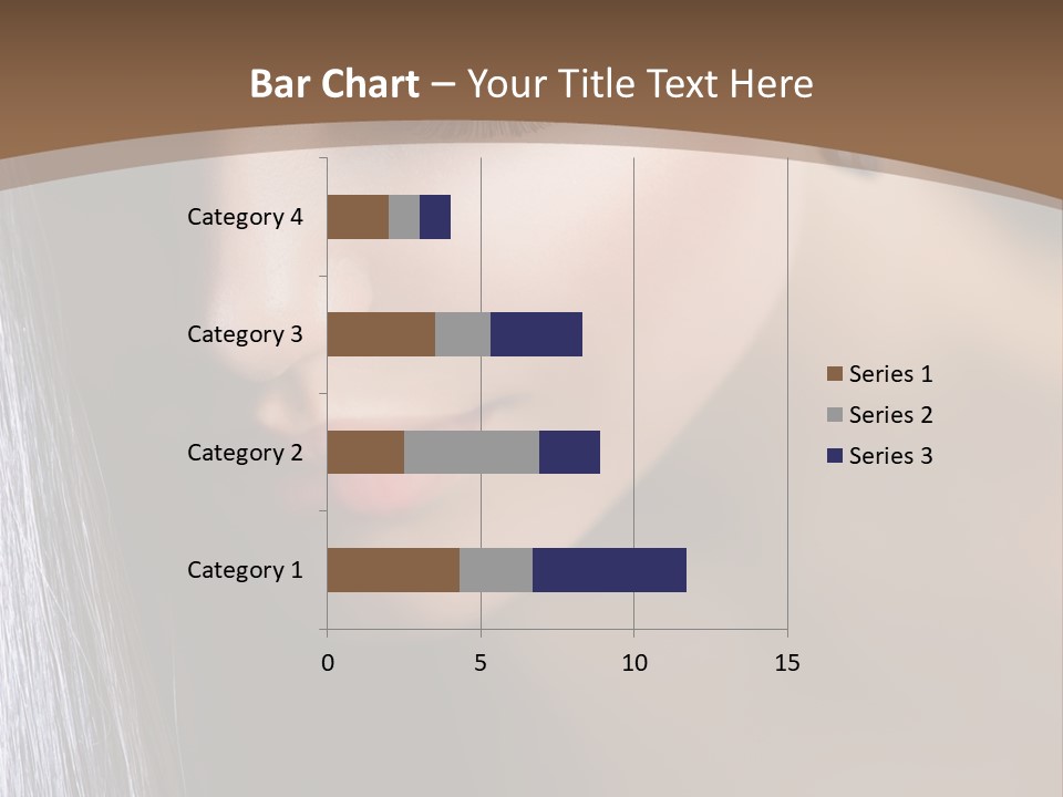 Haircut Sensuality Woman PowerPoint Template