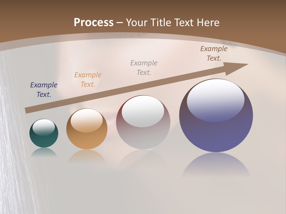 Haircut Sensuality Woman PowerPoint Template