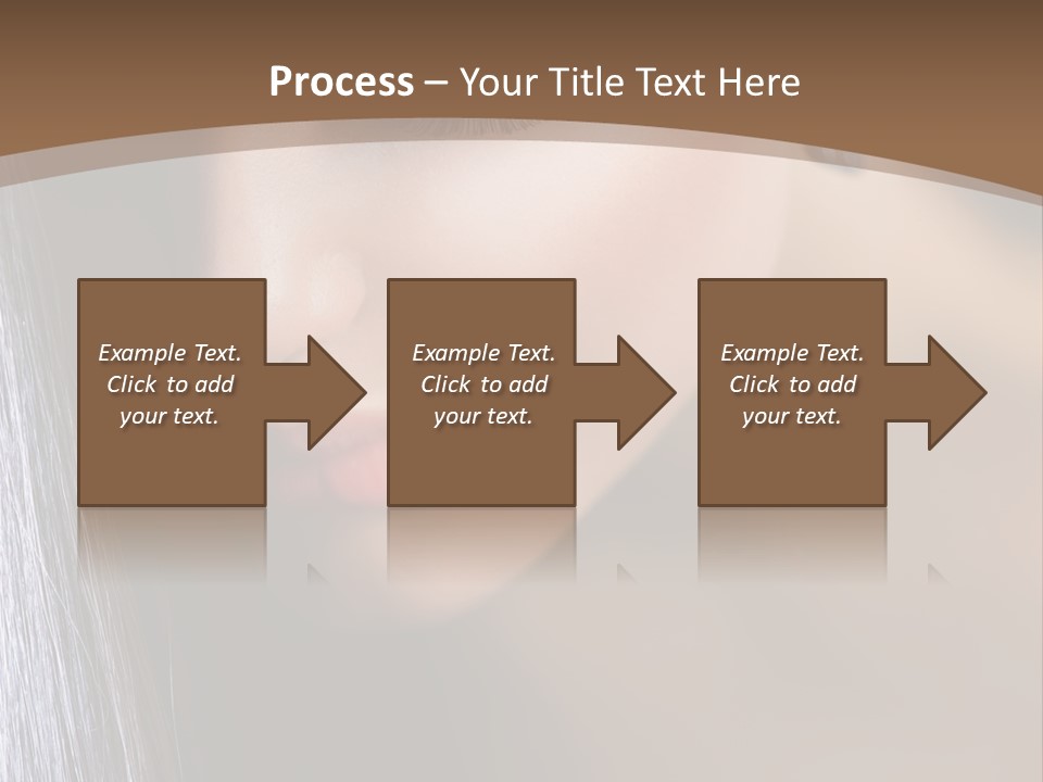 Haircut Sensuality Woman PowerPoint Template