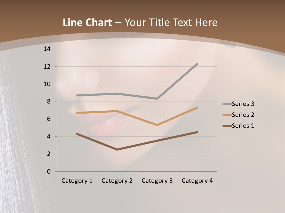 Haircut Sensuality Woman PowerPoint Template