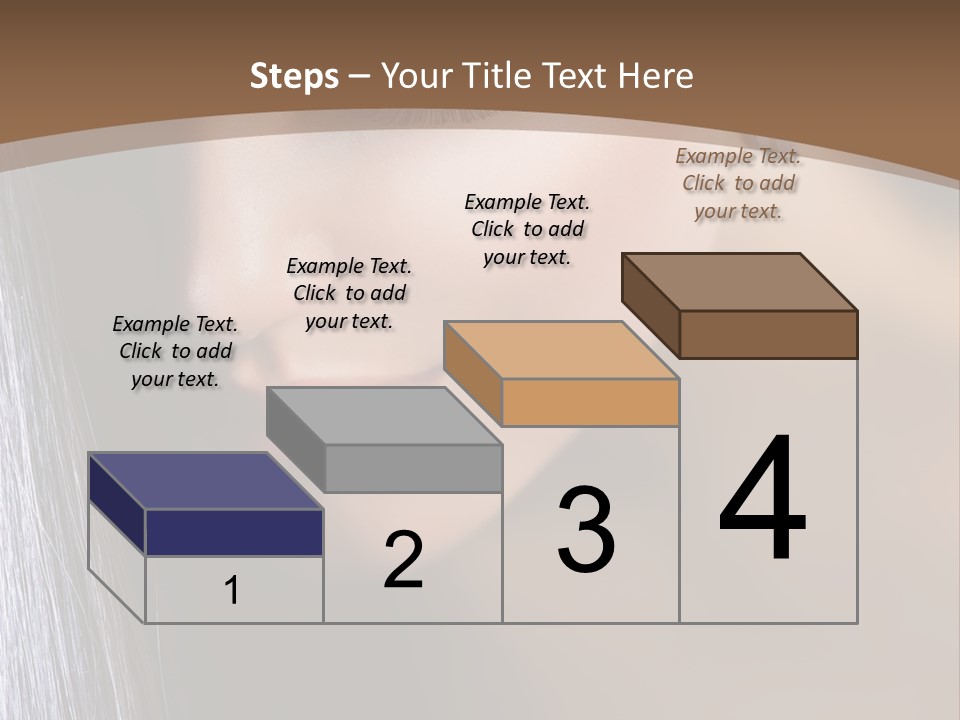 Haircut Sensuality Woman PowerPoint Template