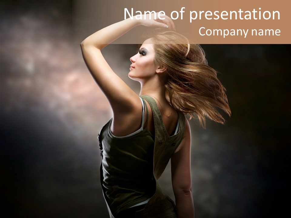 Bright Photography Dance PowerPoint Template