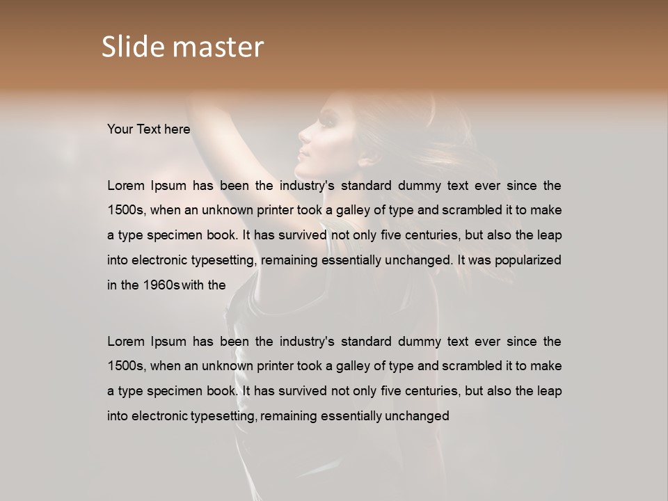 Bright Photography Dance PowerPoint Template