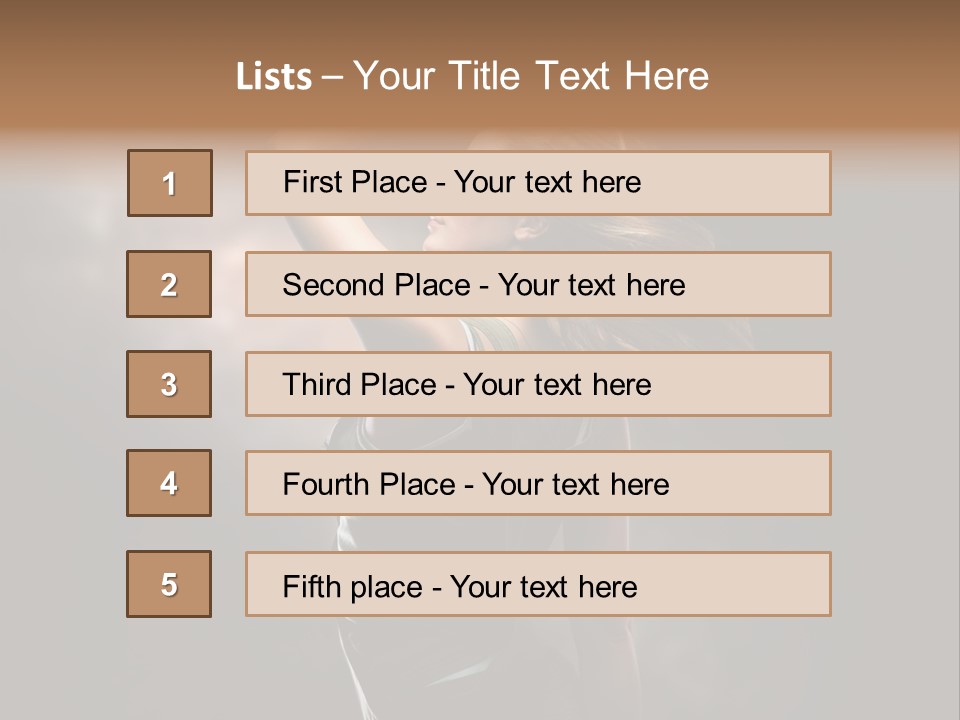 Bright Photography Dance PowerPoint Template