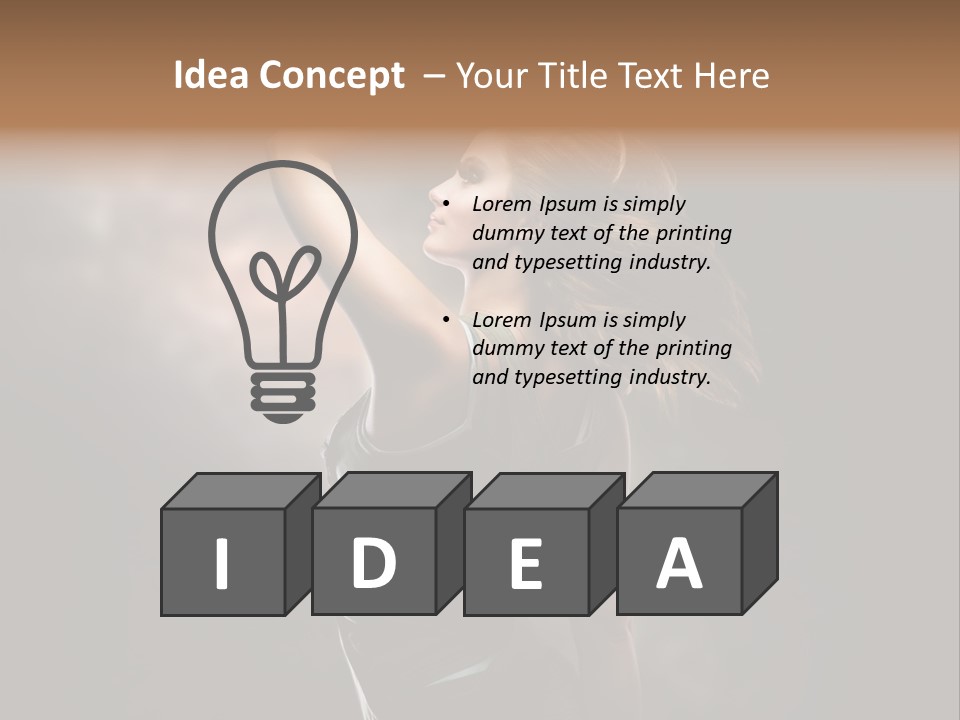 Bright Photography Dance PowerPoint Template