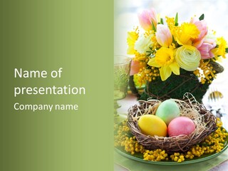 Beauty Egg Composition PowerPoint Template