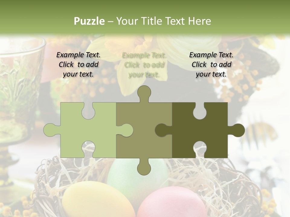 Beauty Egg Composition PowerPoint Template