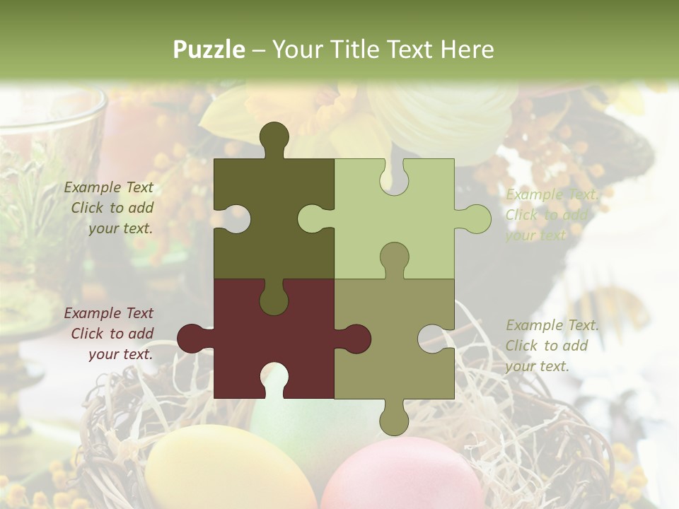 Beauty Egg Composition PowerPoint Template