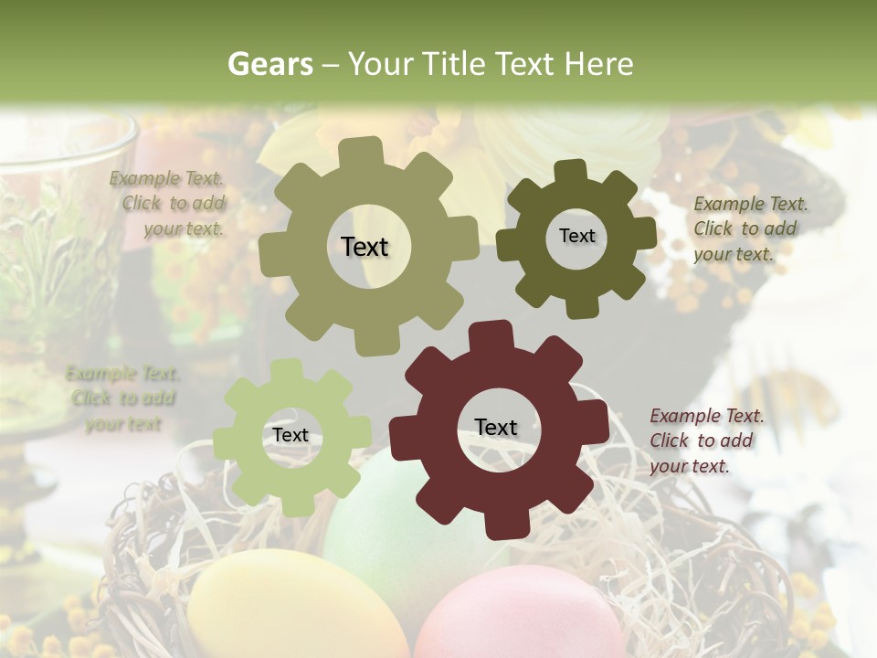 Beauty Egg Composition PowerPoint Template