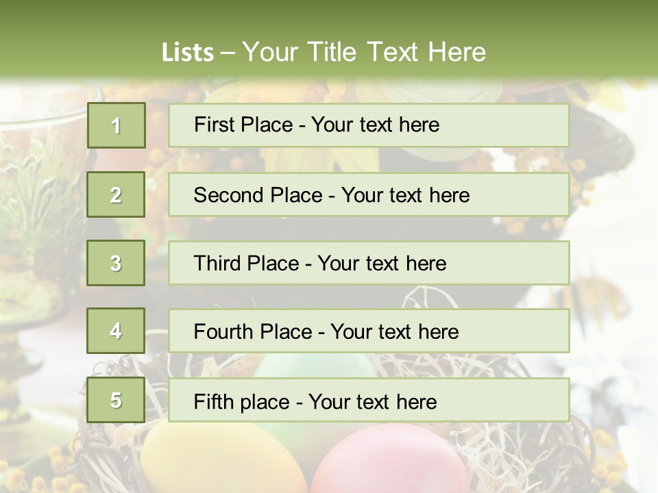 Beauty Egg Composition PowerPoint Template