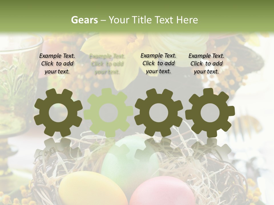 Beauty Egg Composition PowerPoint Template