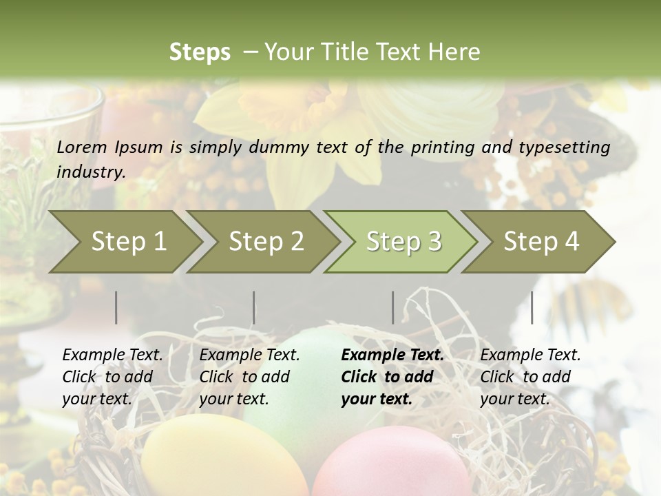 Beauty Egg Composition PowerPoint Template