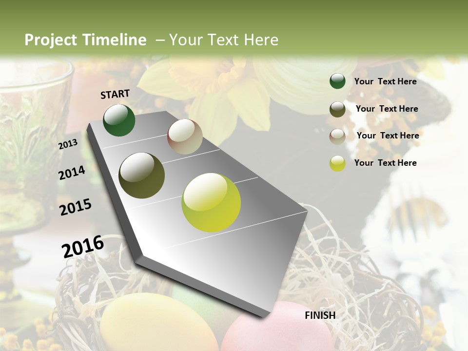 Beauty Egg Composition PowerPoint Template
