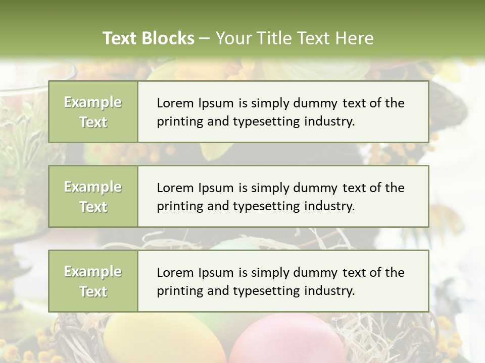 Beauty Egg Composition PowerPoint Template
