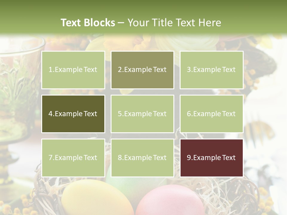 Beauty Egg Composition PowerPoint Template