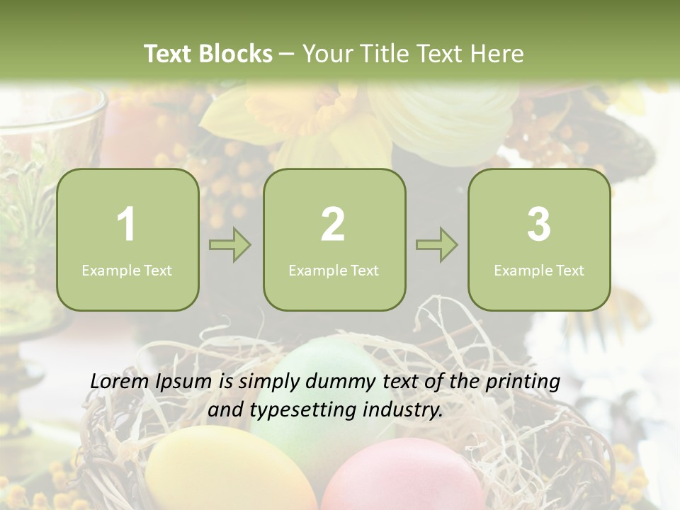 Beauty Egg Composition PowerPoint Template