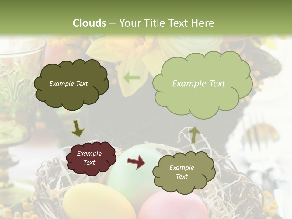 Beauty Egg Composition PowerPoint Template