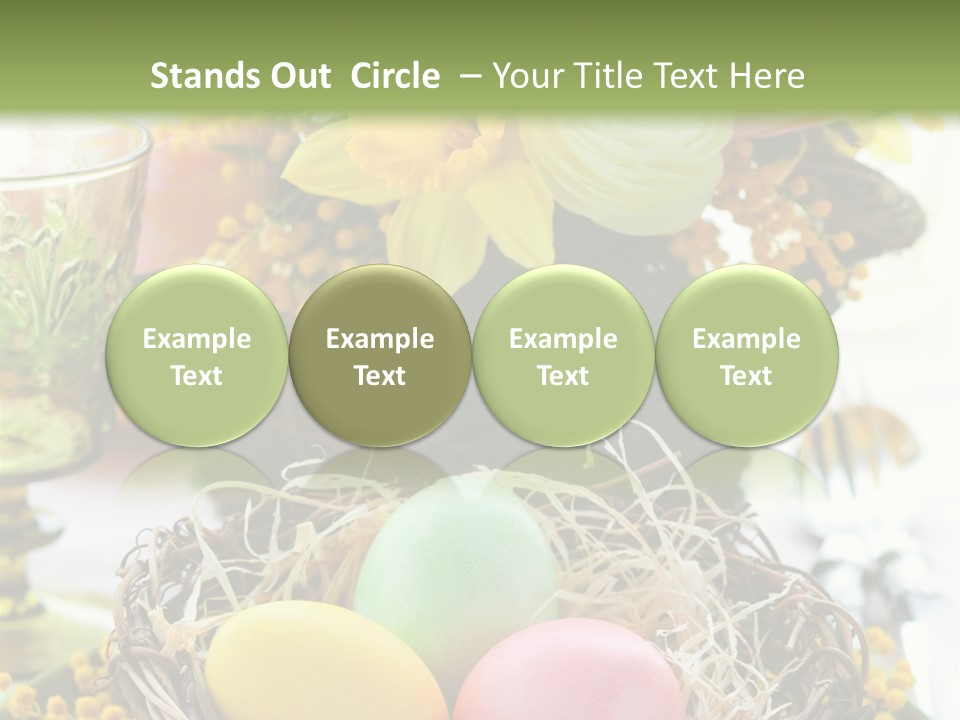 Beauty Egg Composition PowerPoint Template