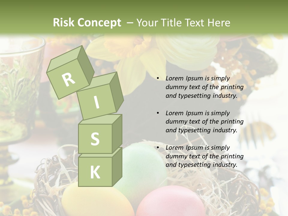 Beauty Egg Composition PowerPoint Template