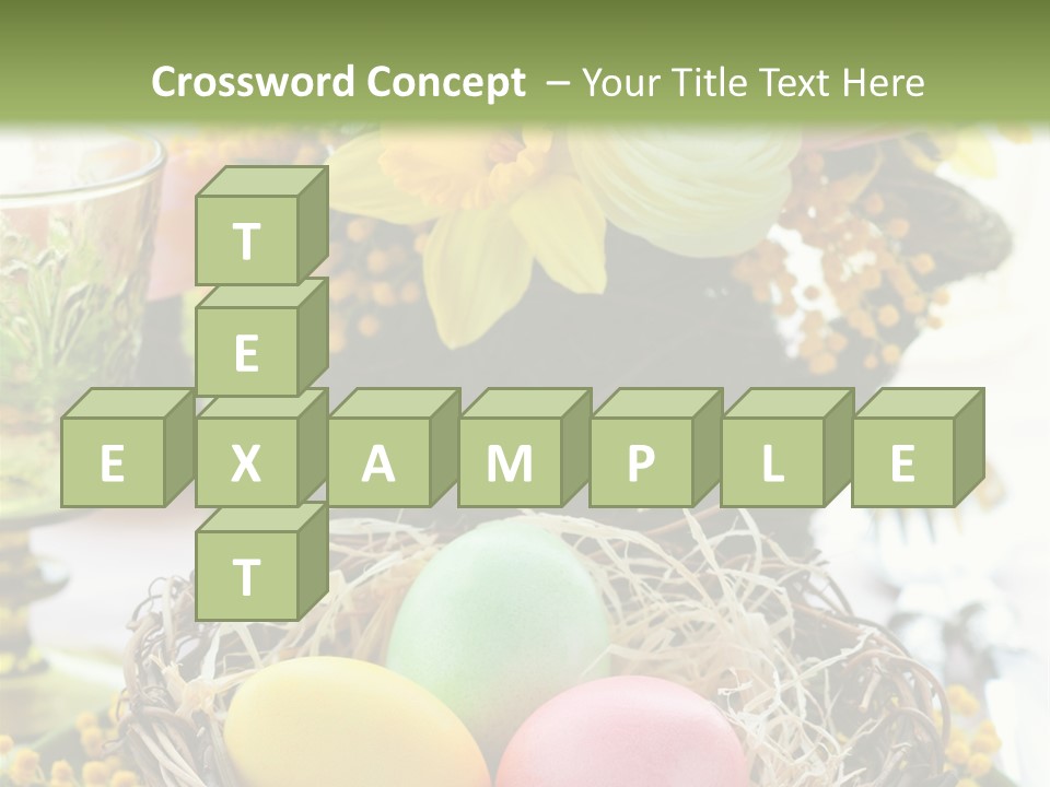 Beauty Egg Composition PowerPoint Template