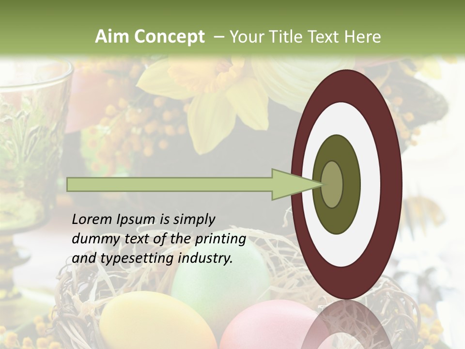 Beauty Egg Composition PowerPoint Template