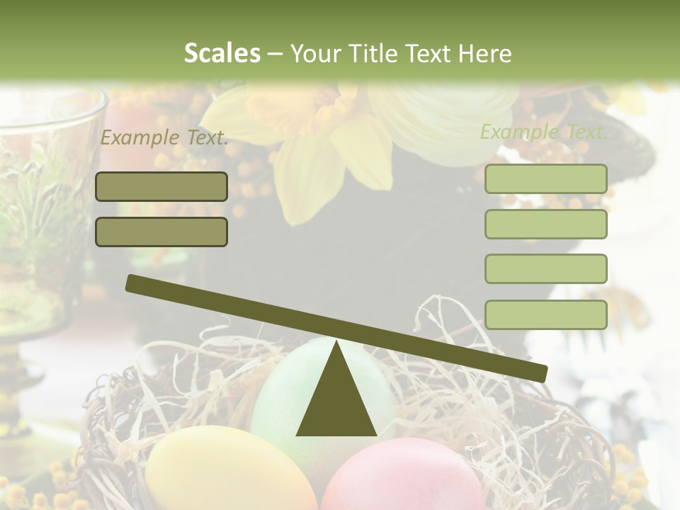 Beauty Egg Composition PowerPoint Template