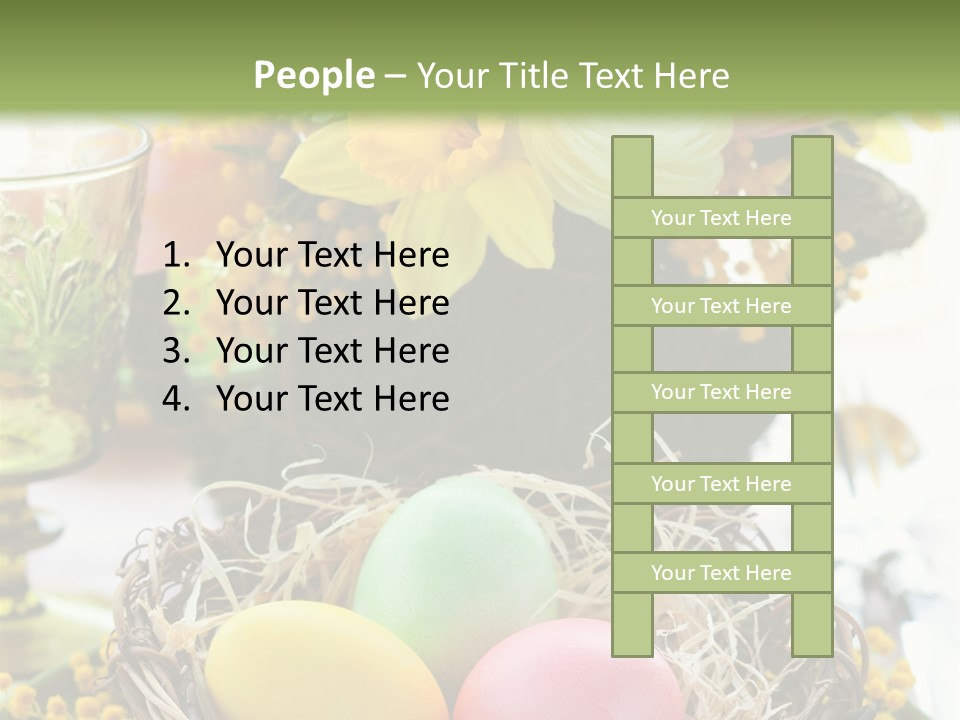 Beauty Egg Composition PowerPoint Template
