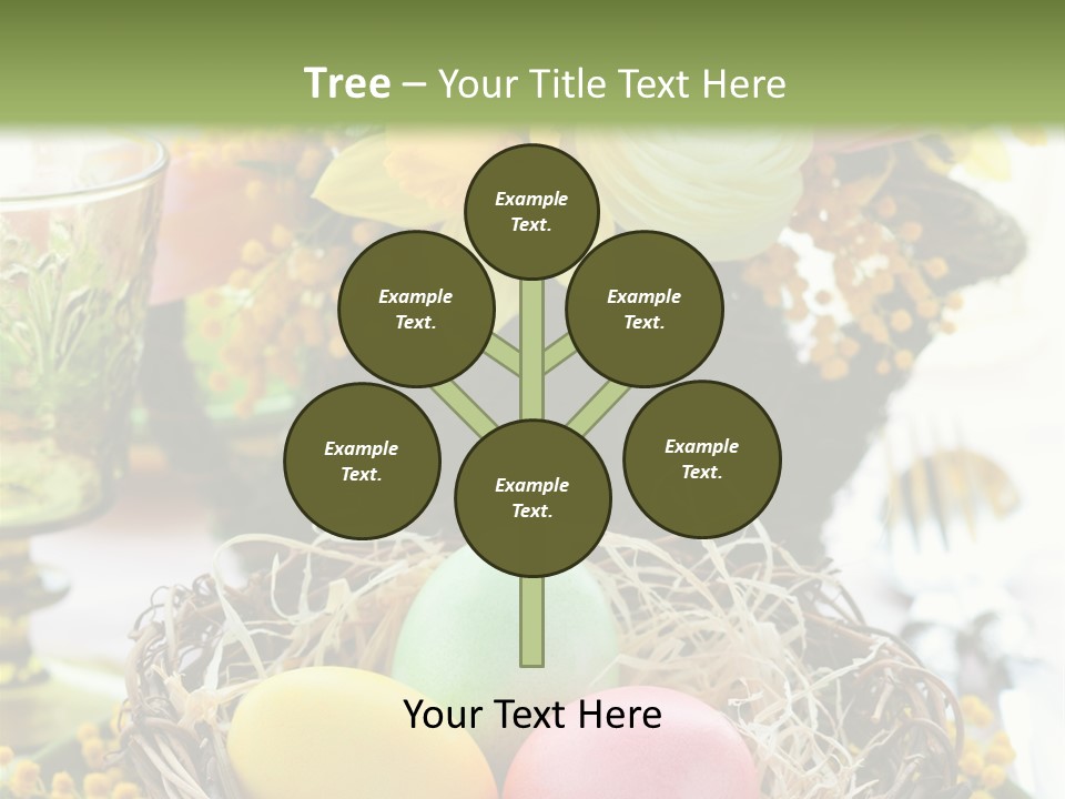 Beauty Egg Composition PowerPoint Template