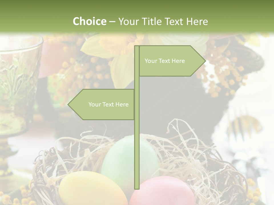 Beauty Egg Composition PowerPoint Template