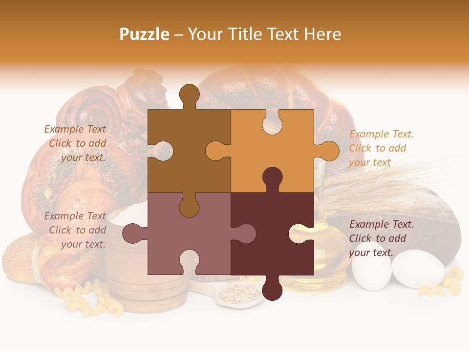 Many Bakery Wheat PowerPoint Template