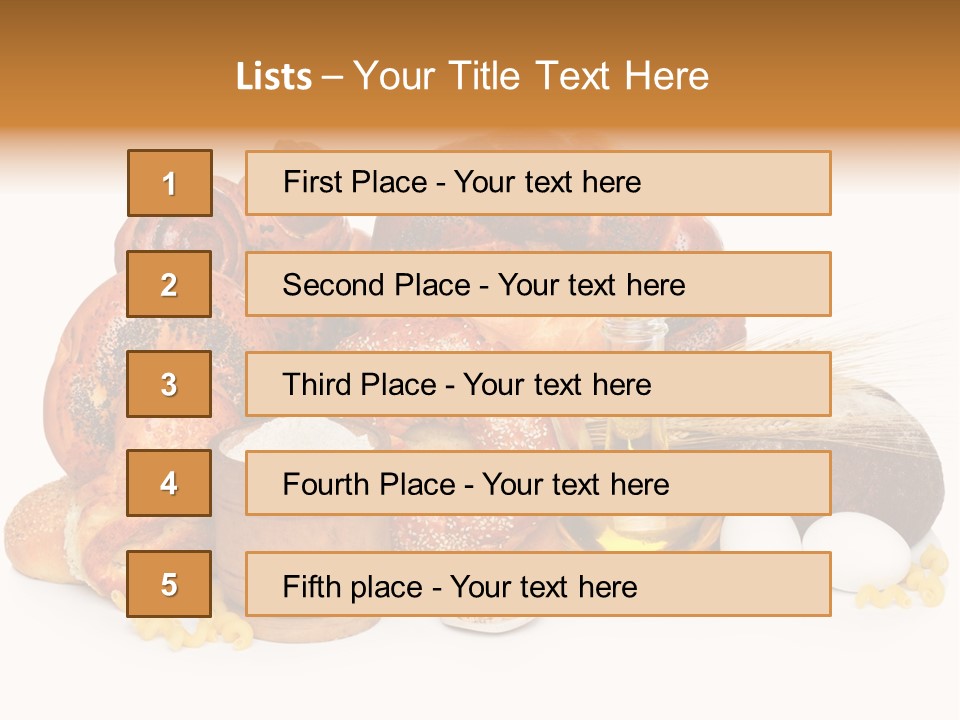 Many Bakery Wheat PowerPoint Template