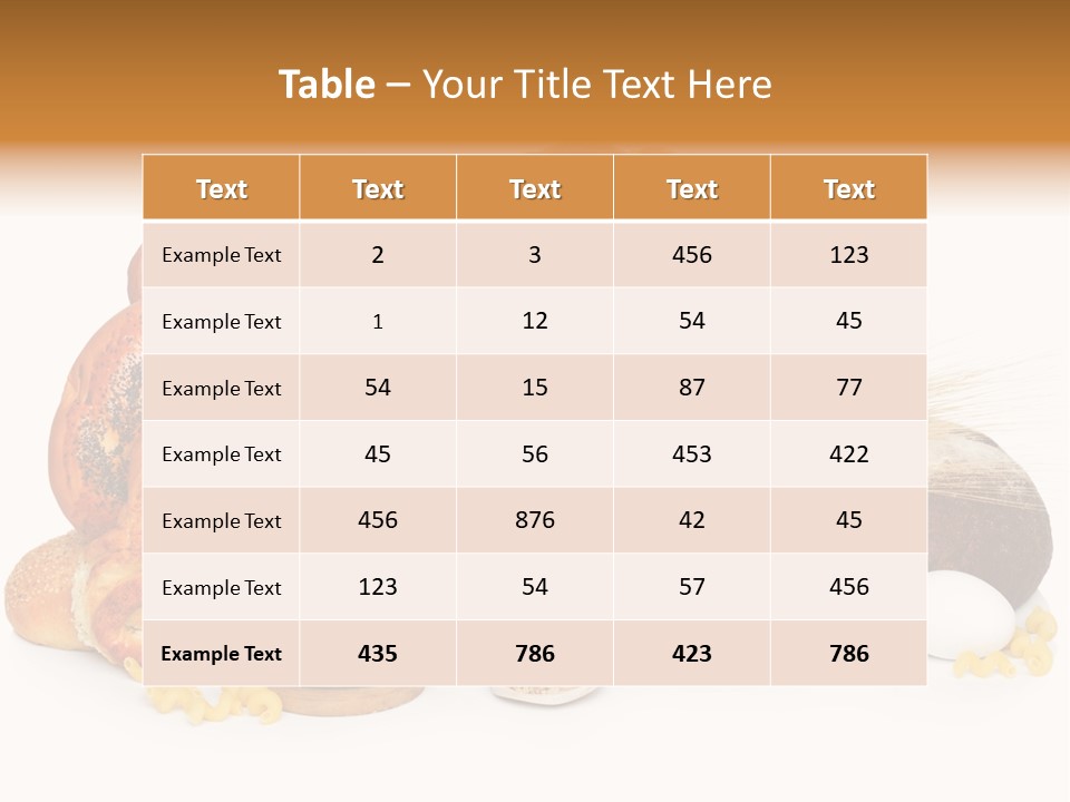 Many Bakery Wheat PowerPoint Template