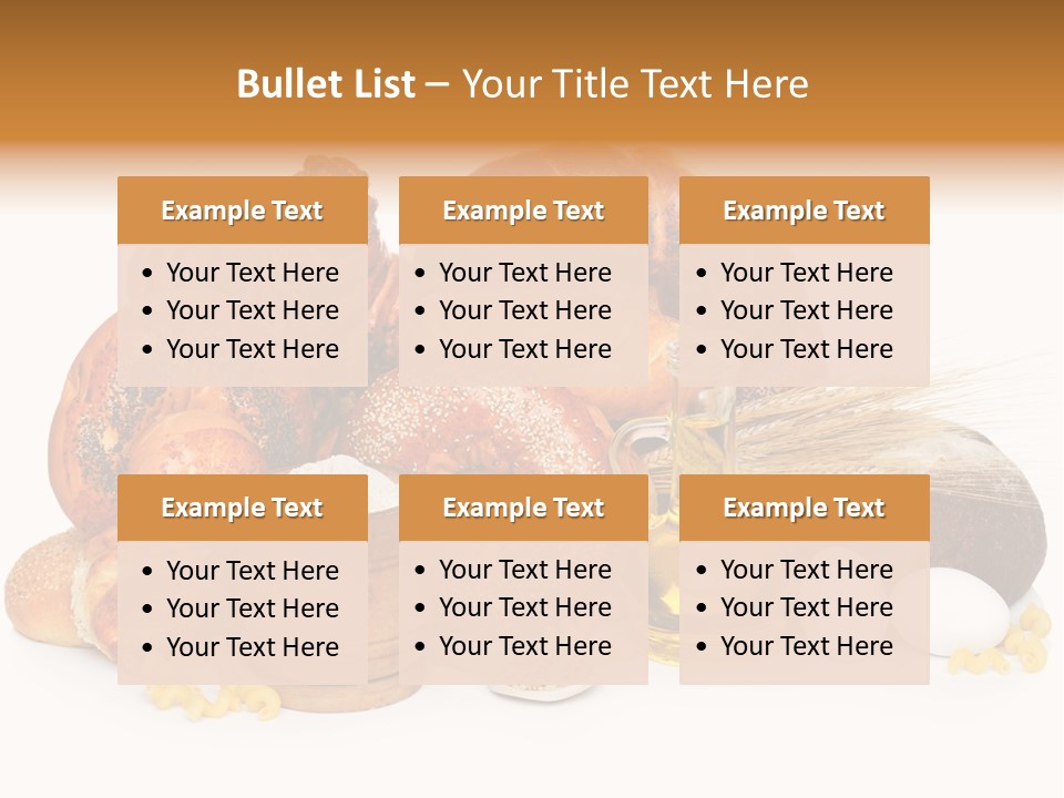 Many Bakery Wheat PowerPoint Template