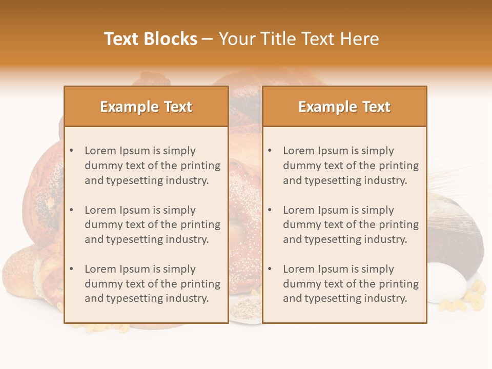 Many Bakery Wheat PowerPoint Template